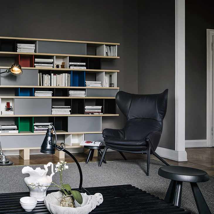 cassina p22 armchair in situ