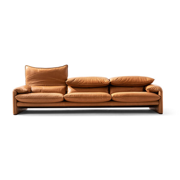 cassina maralunga 40 maxi sofa in leather