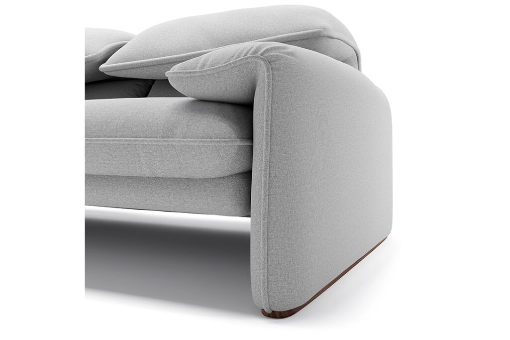 cassina maralunga 40 maxi sofa arm detail