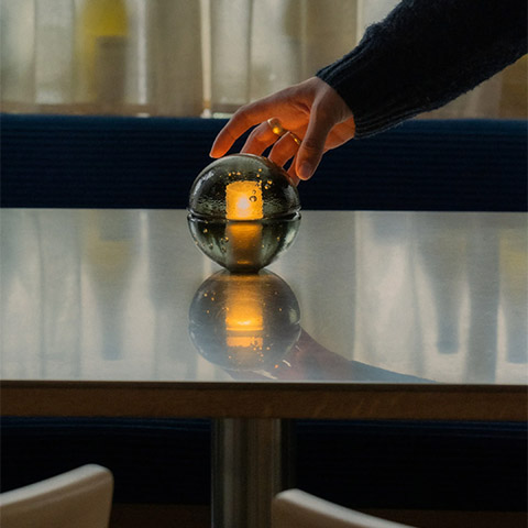 bocci 14p table lamp in situ