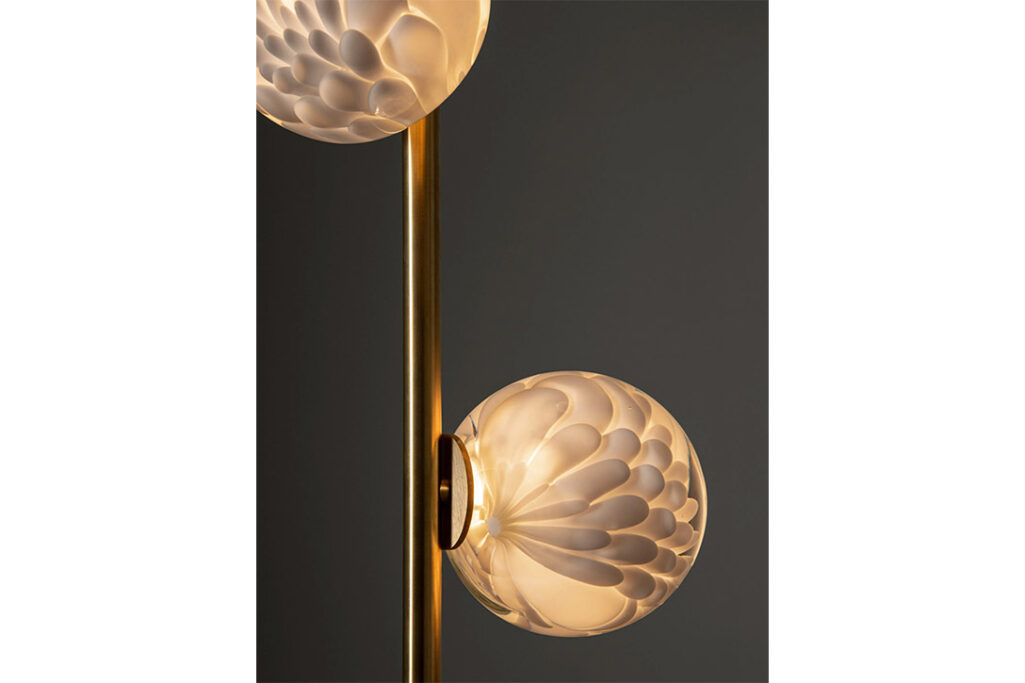 bocci 118.6 stem ceiling mounted pendant light detail
