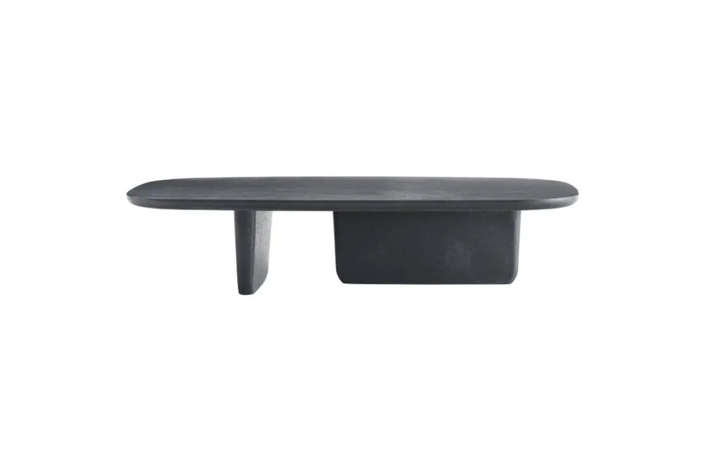 b&b italia tobi-ishi outdoor coffee table in anthracite cement