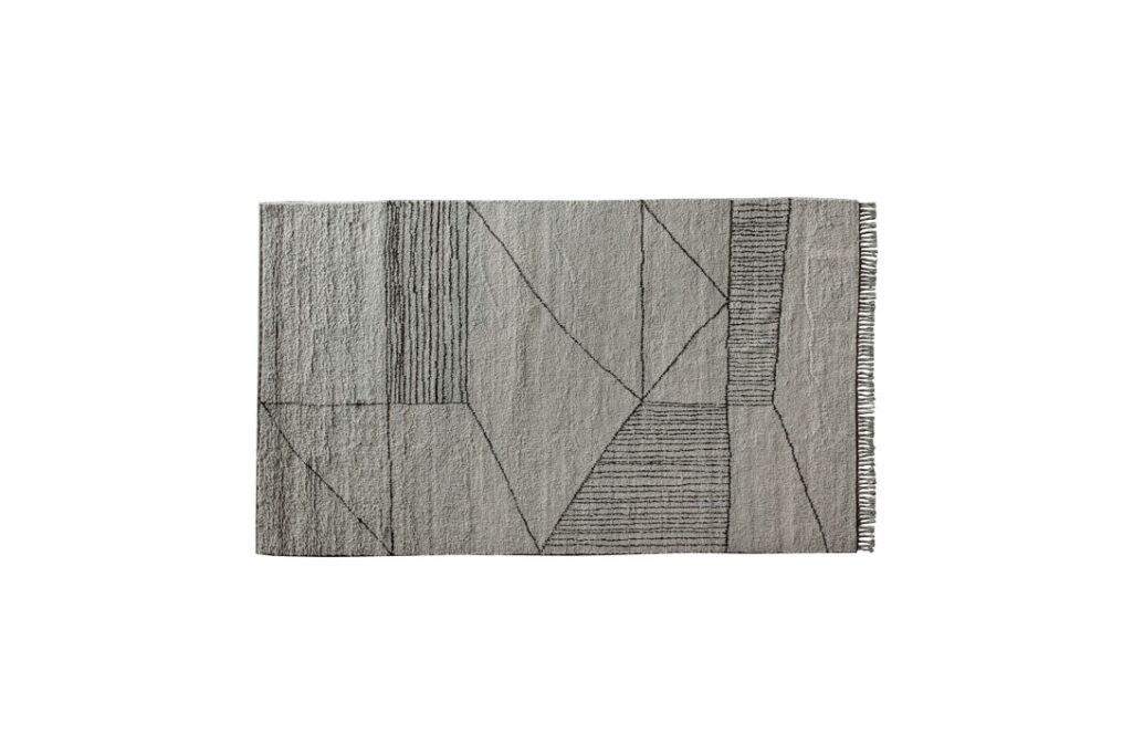 baxter berbere rug light grey and brown
