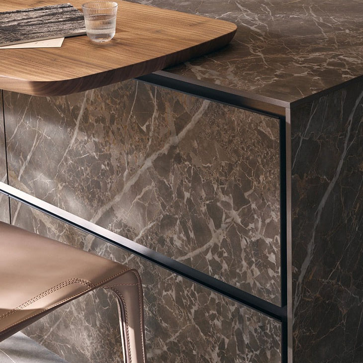 poliform alea pro kitchen in situ