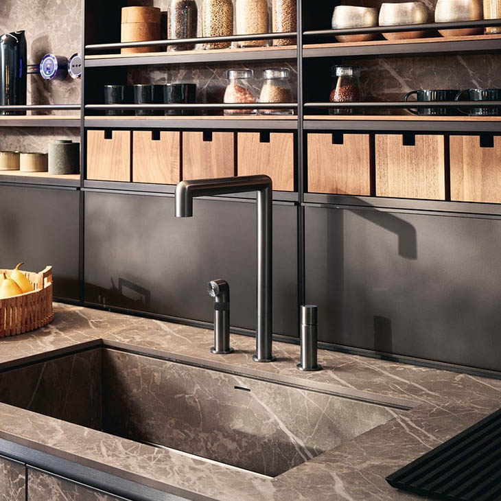 poliform alea pro kitchen in situ