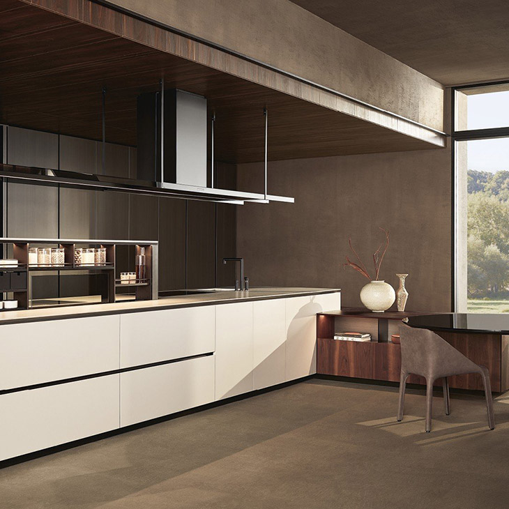 poliform artex pro kitchen in situ