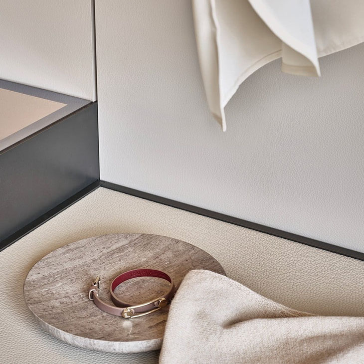 poliform ubik walk-in closet in situ