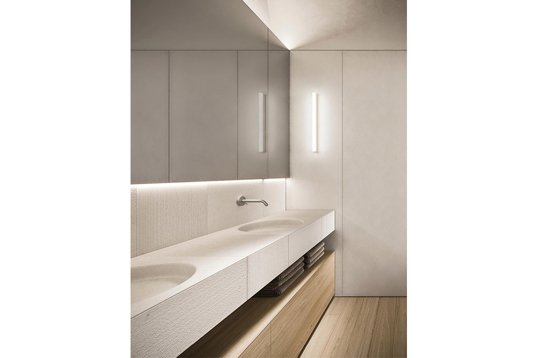 noorth azuco bathroom collection in situ