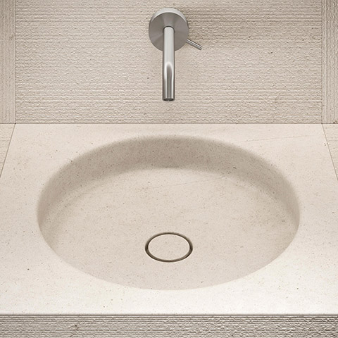 noorth azuco bathroom sink in situ