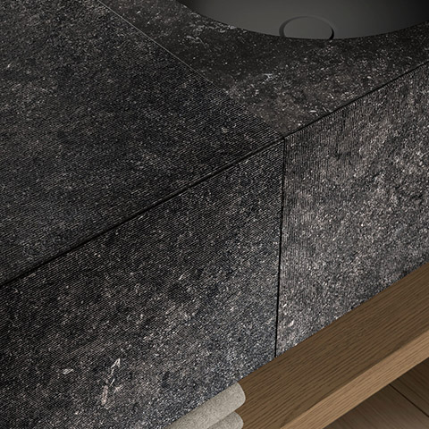 noorth azuco bathroom collection in situ