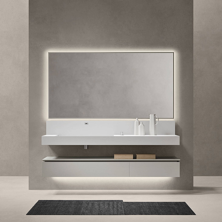 noorth puro bathroom collection in situ