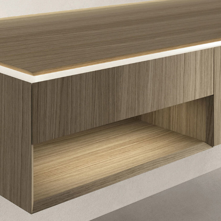 noorth puro bathroom cabinetry in situ