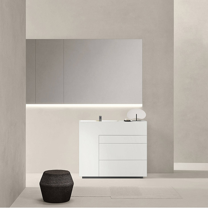noorth touch bathroom washbasin in situ