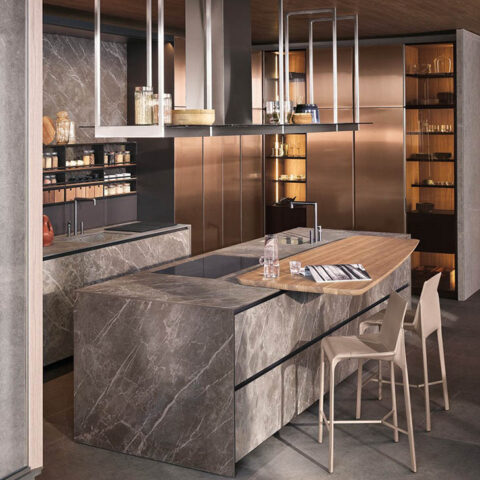 poliform alea pro kitchen in situ
