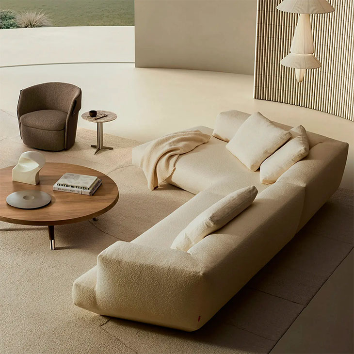 flexform loungescape sofa in situ