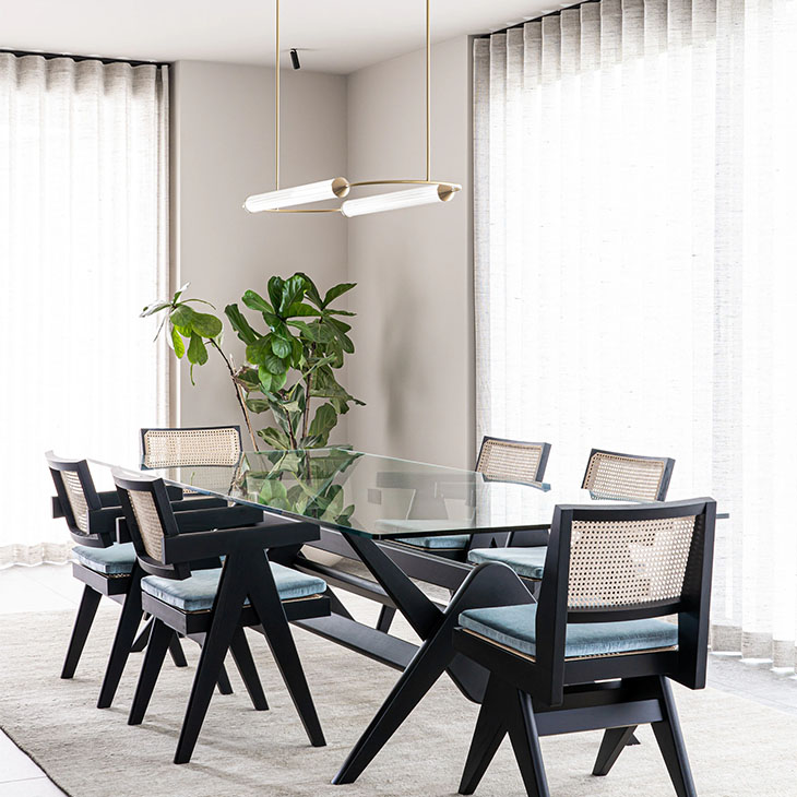 giopato & coombes cirque pendant light ellipse horizontal in situ