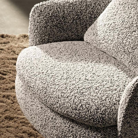 minotti vivienne armchair in situ