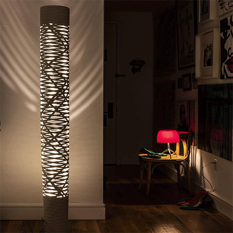 foscarini tress grande floor lamp in situ