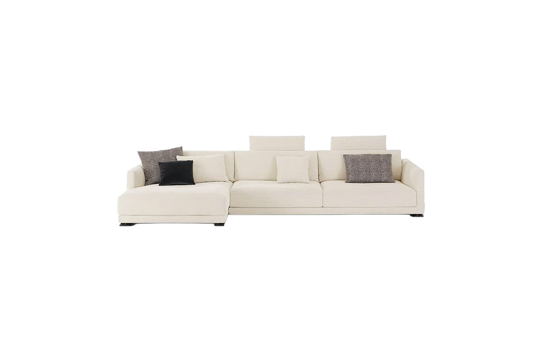 poliform bristol sofa with headrests
