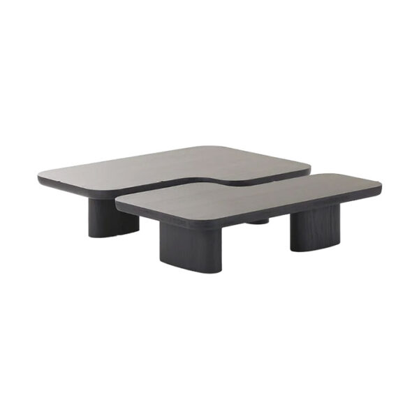 poliform ernest coffee table in black elm