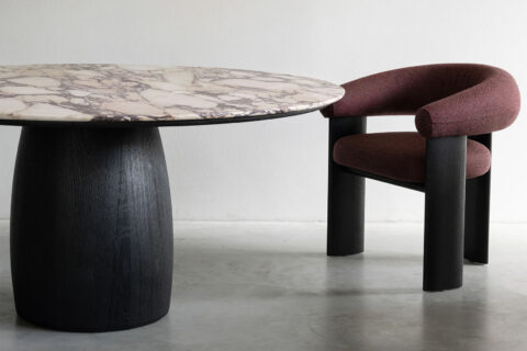 van rossum bracci dining arm chair