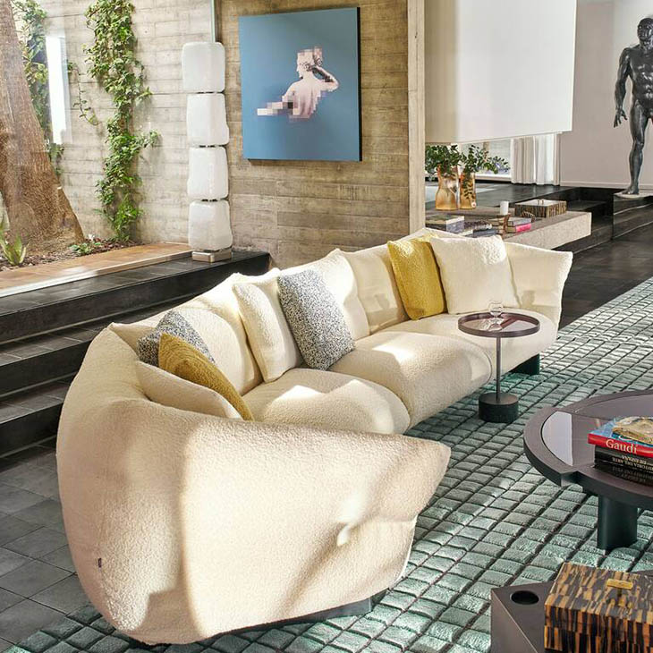 cassina mon-cloud sofa in situ