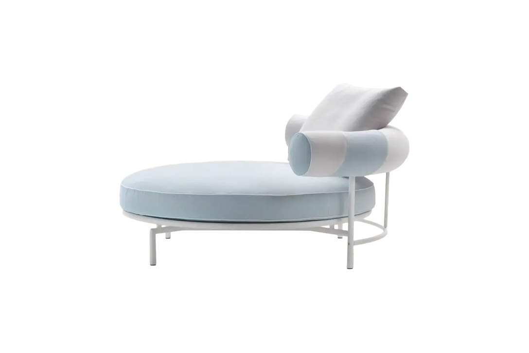 flexform supermax sofa side view